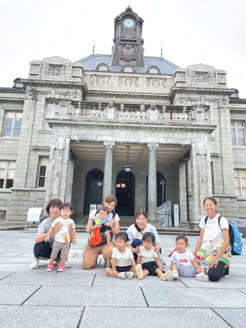 バスに乗って文翔館へ♪