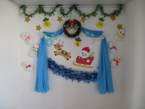 🎅クリスマスフォトコーナー🎄完成しました⭐