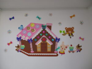 🍩お菓子の家フォトスポット🍩完成☆