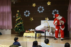 サンタさんが来たよ