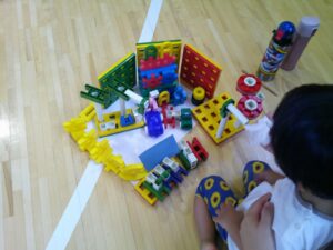 パパとあそぼう「未来のまちづくり～ブロック編～」