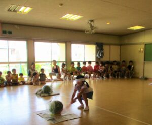 プール遊び＆すいかわり！