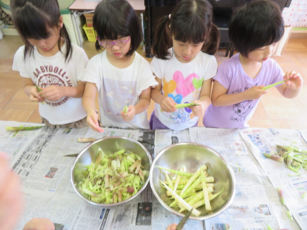 給食大好き♪～早苗保育園の食育活動～