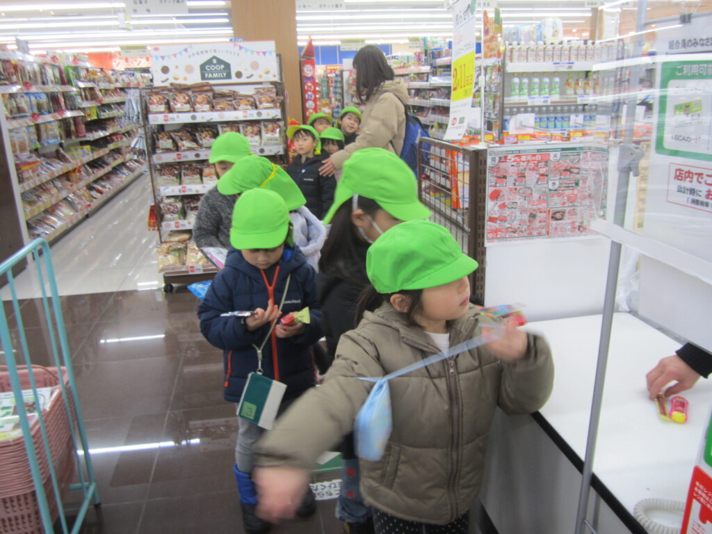 すみれ組　思い出お買い物