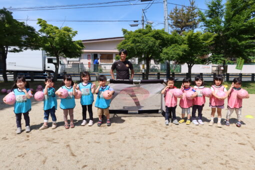 サッカー教室たのしかったよ！！（あじさい組）