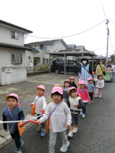 秋の遠足に行ってきたよ！！（ちゅうりっぷ・もも組）