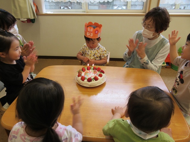 2歳のお誕生日、おめでとう！！