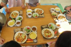 ピザ作り、大成功！！