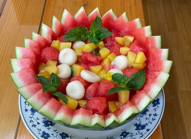 暑さに負けず、夏を楽しんでるよ！