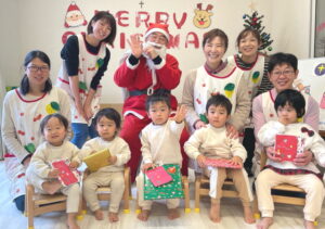 サンタさんこんにちは♪