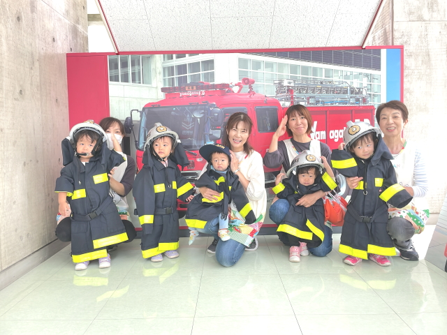 消防署見学＆内科検診がんばったよ♪