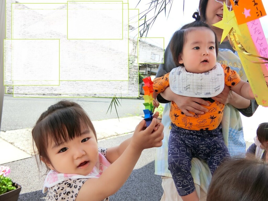 七夕🎋飾りと美味しい給食💛