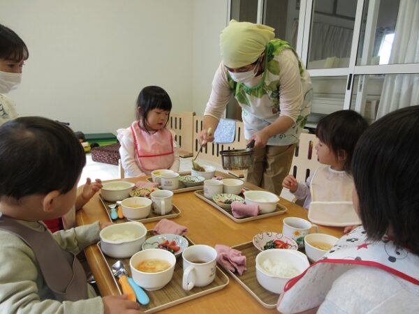 みんなで作ったカレー、おいしかったね！！