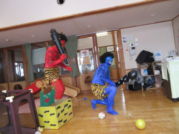 ２月３日👹豆まきをしました👹