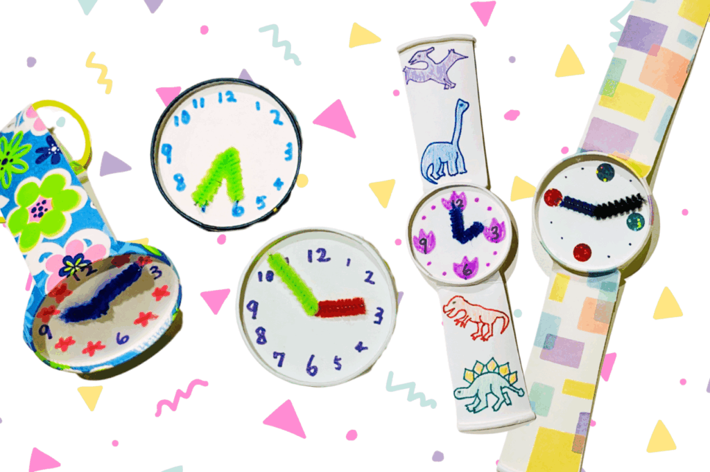 針がうごくうで時計工作