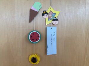 製作　七夕飾りを作ろう！