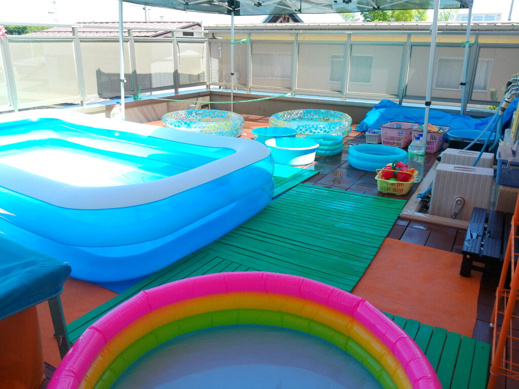 水あそびしよう！（予約不要）