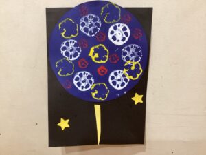 作ってみよう（野菜スタンプ）８日まで