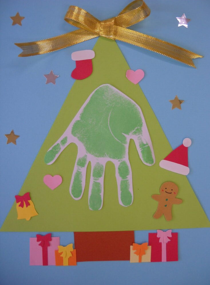 【予約不要。各回3組まで】手形アート『クリスマスツリー🎄』