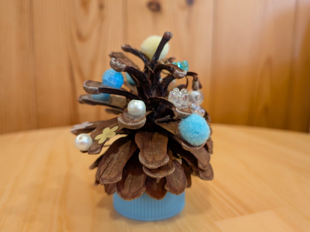 🎄松ぼっくりでクリスマスツリーを作ろう🎄 ※前日までにお申し込みください。(4組)