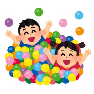 ボールプールで遊ぼう♪　※前日までの申し込みになります（４組）