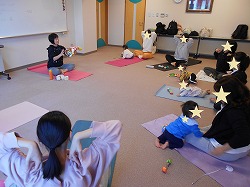 べビトレヨガを行いました