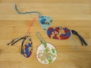 ペットボトルキャップでつくるイニシャルキーホルダーづくり※要予約