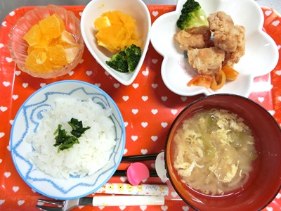 七草を食べました🍚😊