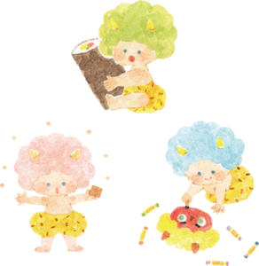 豆まき＆新聞紙遊び