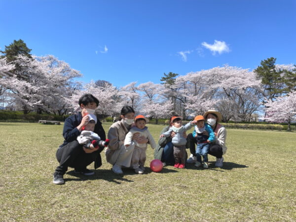 お花見をしたよ♪🌸