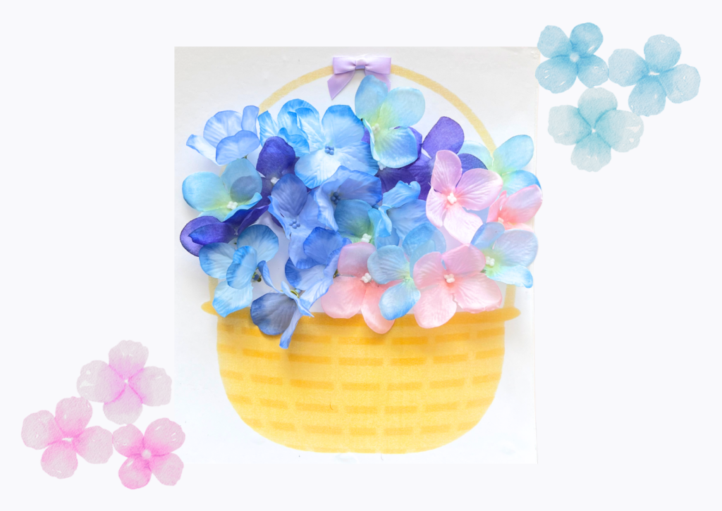 あじさいの花をかざろう
