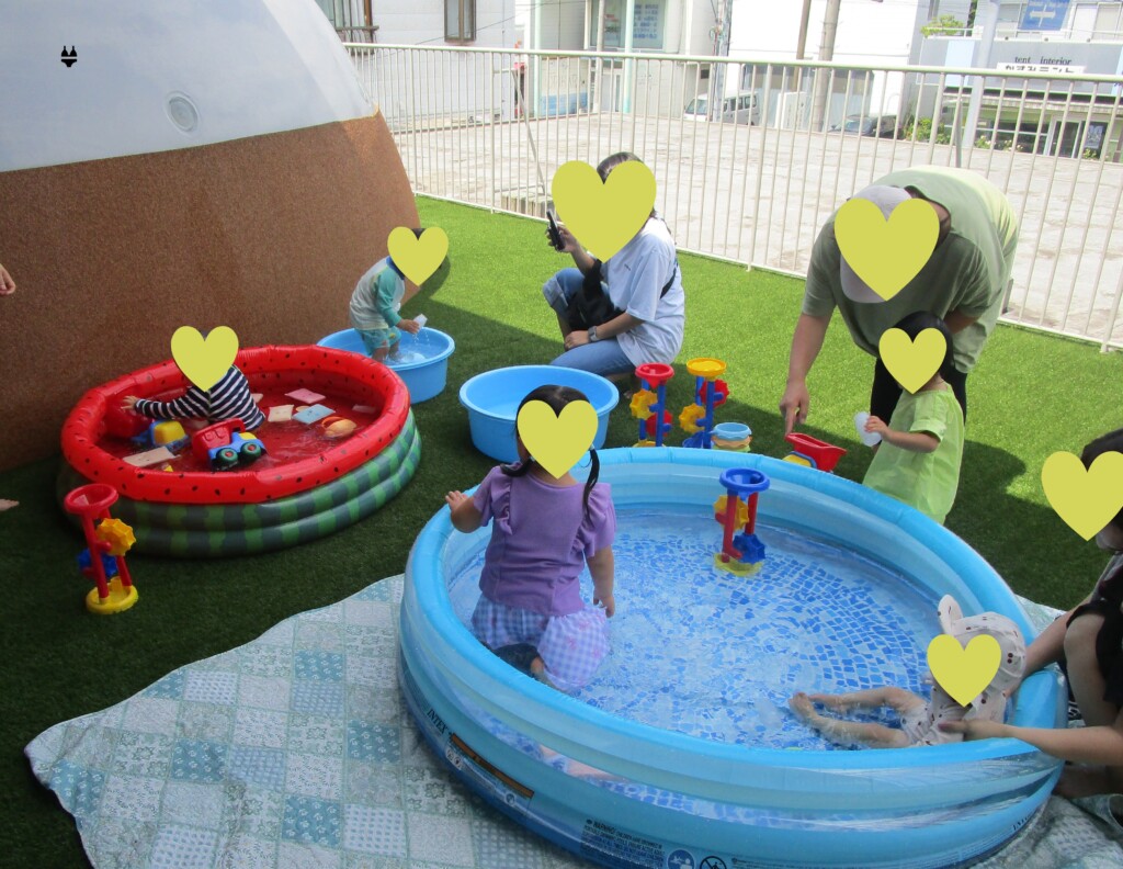 水・氷で遊ぼう！