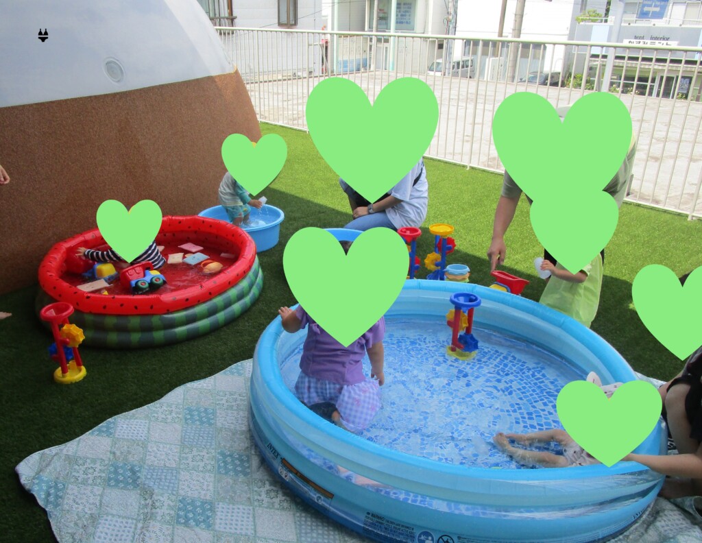 水・氷で遊ぼう！(１４日火曜：本日開催します)